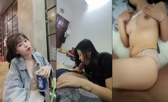 Em người yêu xinh xắn dễ thương thích nhẹ nhàng